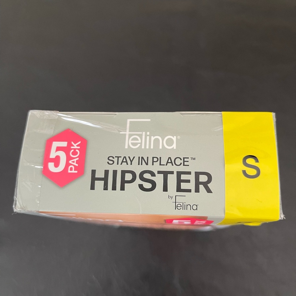 NEW Felina Women's S Stay In Place Hipster Panties 5-Pack Cotton/Modal Blend - Picture 3 of 4